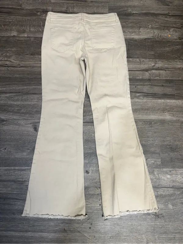 RE/Generation Flare Jeans Beige 11/30 Tan Size undefined - Image 3