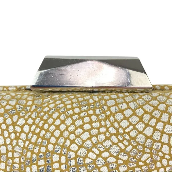 SONDRA ROBERTS Metallic Etched Box Clutch - Image 4