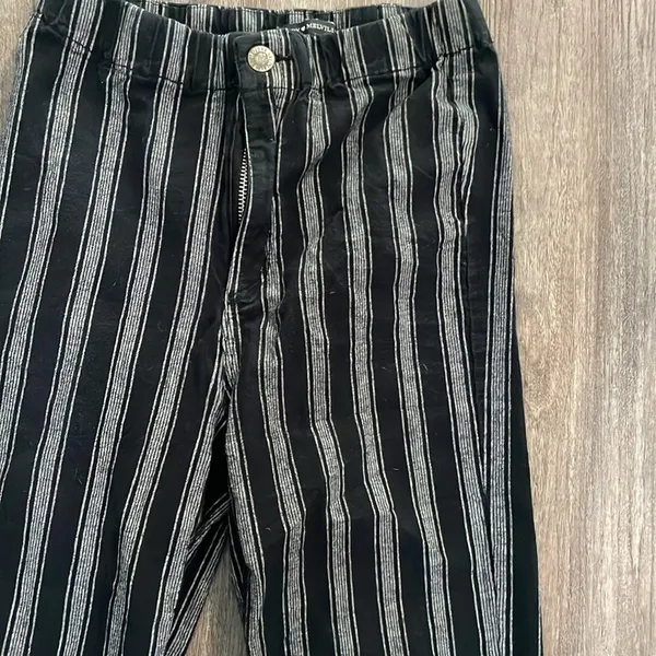 Brandy Melville | high rise trouser pant stripe - Image 4