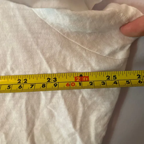 SPANX White V-neck T-Shirt 100% Pima Cotton Minimalist Basic Tee Women's size 3X - Image 6