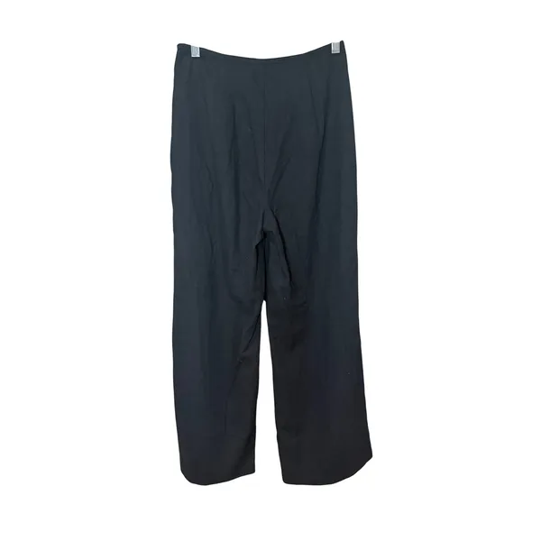 Meshki Adina Linen Blend Pants Wide Leg‎ Black Size Small - Image 3
