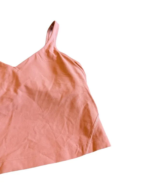 Lululemon Align Peach Pullover Tank Top Workout Athletic Stretch Size 4 Women's - Image 4