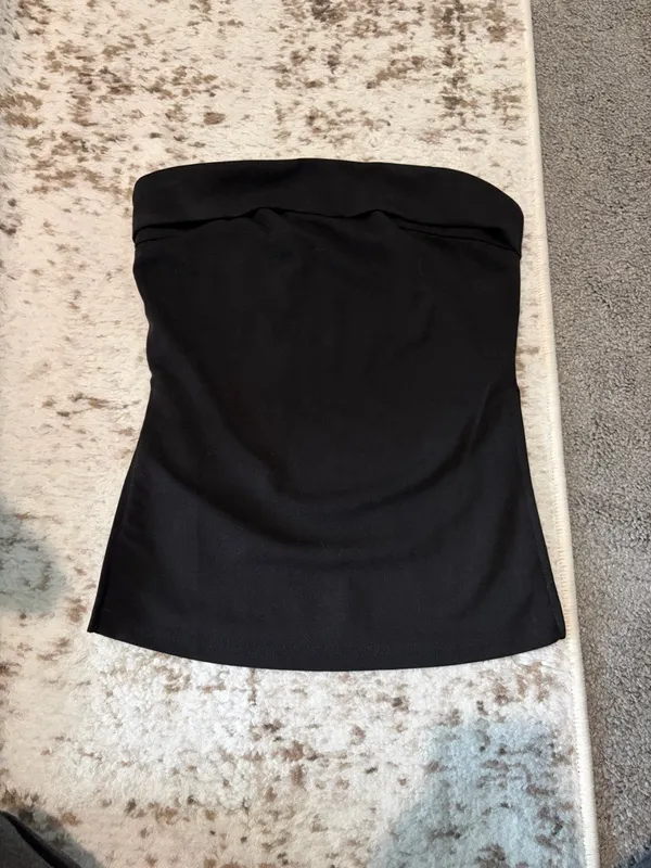 SHEIN Black Strapless Tube Top - Image 2
