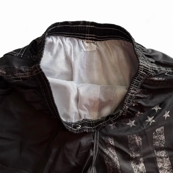 FT Fenteng Distressed Flag Swim Trunks — Size L — NWT - Image 4