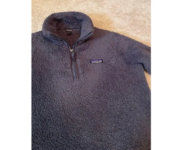 Patagonia Los Gatos Fleece Pullover Jacket Smolder Blue Womens Size Medium - Image 2