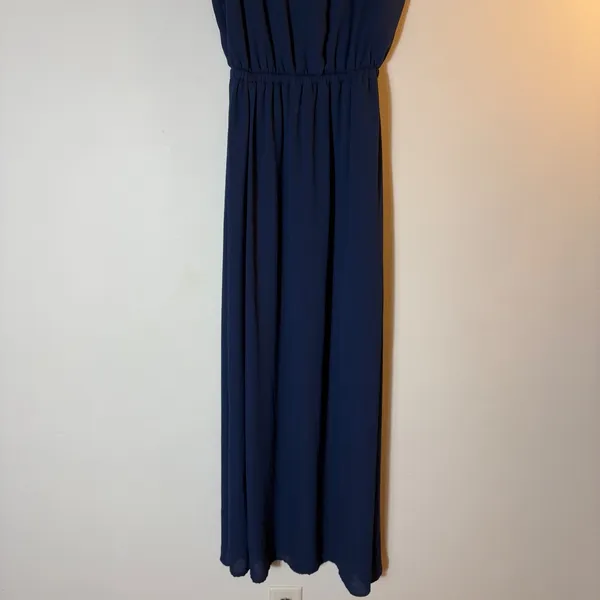 Show Me Your Mumu Hacienda Maxi Dress Size Medium Navy Blue‎ - Image 3