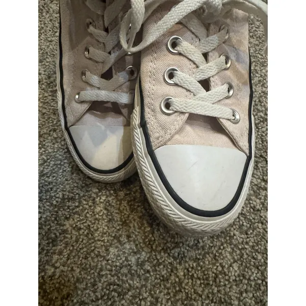 Converse Shoes Womens‎ 8 Sneakers Lace Up Lite Pink Canvas - Image 2