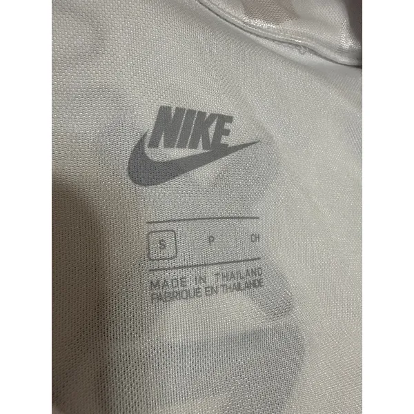 Nike Air Max Women's White Sleeveless Half Zip Boxing Athletic Crop Top Size S - Image 4