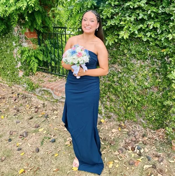 Babyboo Zafira Maxi Dress Navy - Image 2
