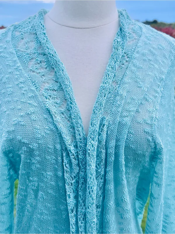Roz & Ali Lightweight Open Front Cardigan - Image 6