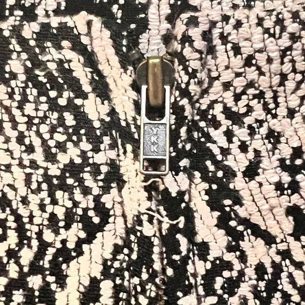 Final price Free people Women's Black and Cream Skirt - Image 7