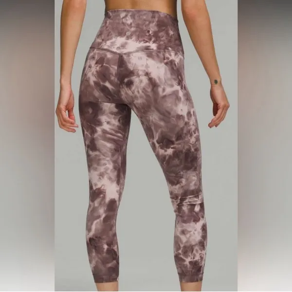 Lululemon Align High-Rise Crop 23" Diamond Dye Mink Bery‎ Lunar Rock Shadow Grey - Image 2