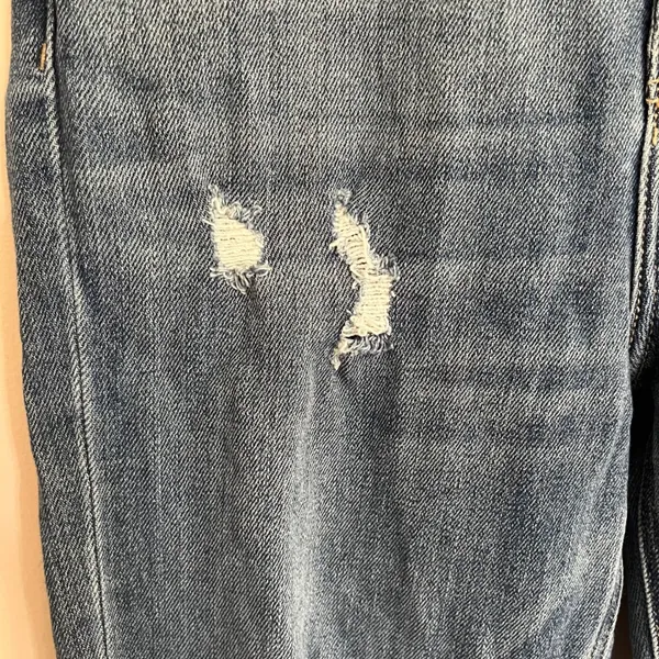 Hidden Jeans Distressed Straight‎ Leg Raw Hem Denim Medium Blue Size 28 - Image 3