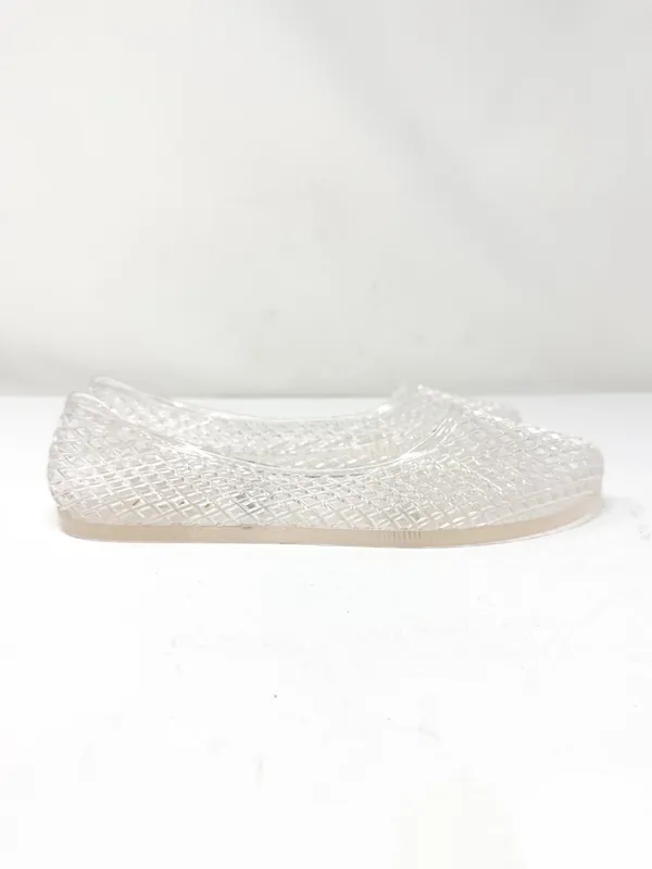 LOFT Clear Jelly Ballet Flats Size 9 - Image 5