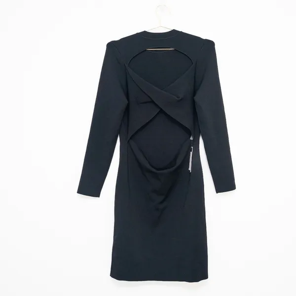 Alice & Olivia - Estelle Twist Detail‎ Body-con Dress. - Image 4