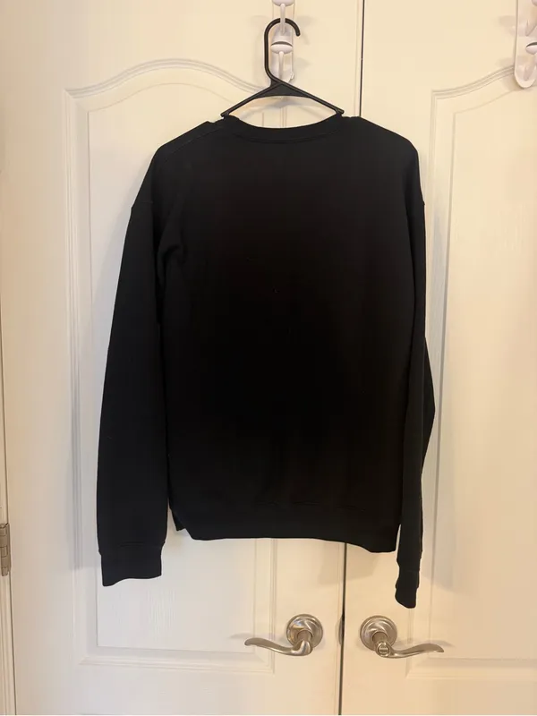 The Future of Wine Is Female Black Crewneck Sweatshirt - Image 2