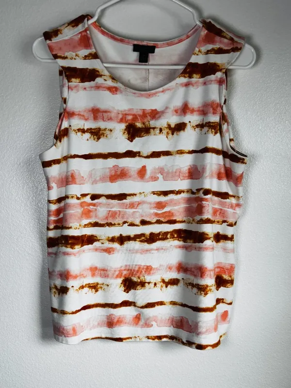 Ann Taylor Tie-Dye Sleeveless Top Size M - Image 2