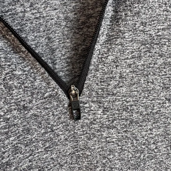Lululemon Half Zip Pullover Womens S Grey‎ Space Dye Better Each Day Activewear - Image 4