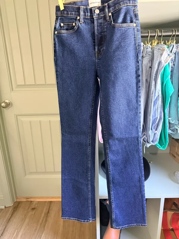 Cotton Citizen High-Rise Bootcut Jeans - Dark Blue - Image 2