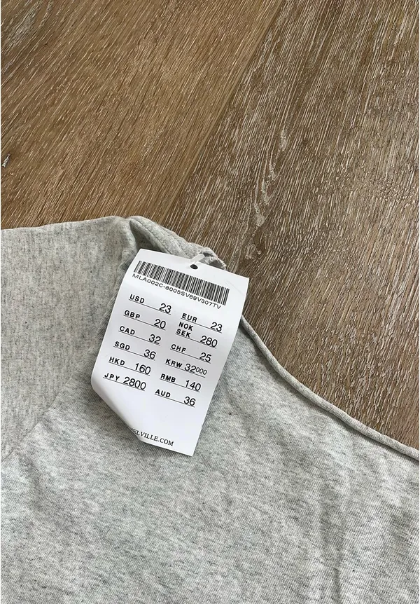 Brandy Melville Grey Tee - Image 3