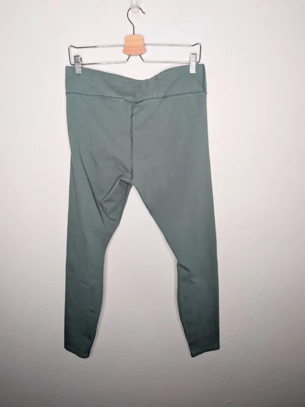 Pact Womens Organic Cotton Green Full-Length Leggings Size XL - Image 7
