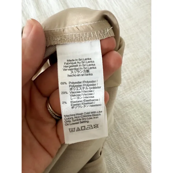 Madewell | NWT The Harlow Wide-Leg Trouser Brushed Twill Pebble Stone | Sz 14 - Image 12