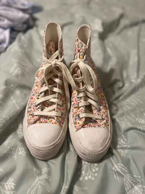 Platform Floral Converse High-Top - Image 3