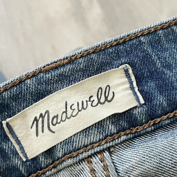 Madewell Flare Jeans perfect vintage womens Blue (size 26) minimalist casual - Image 2