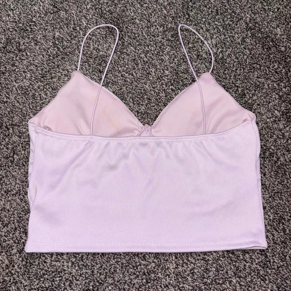 Timing Boutique Purple Crop Top - Image 3
