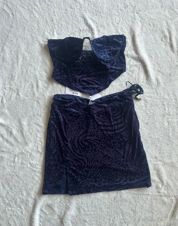 Outcast Clothing Gigi Crop Top & Skirt - Image 5