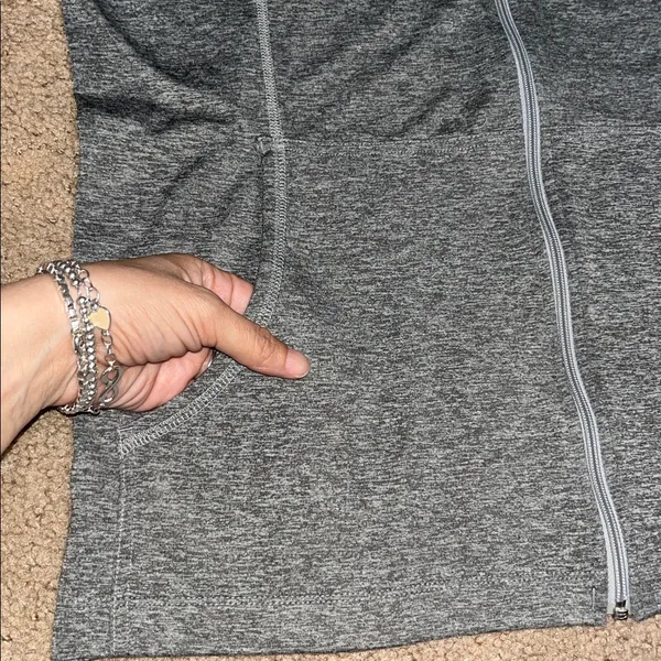 Patagonia‎ Seabrook Jersey Zip-Up Hoodie Heather Gray Large - Image 5
