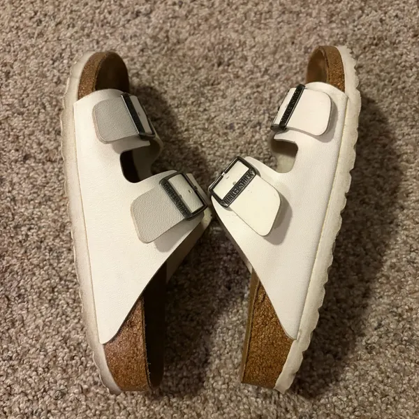 Birkenstock White Sandals - Image 5