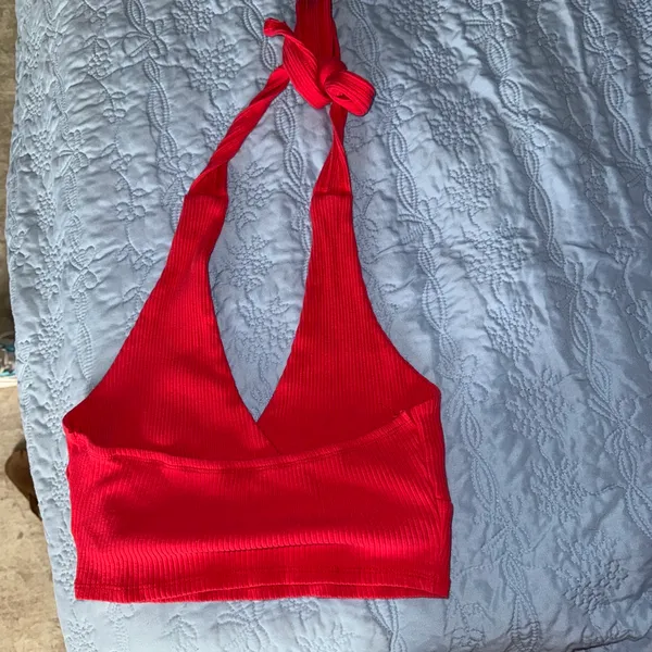 Red halter top - Image 2