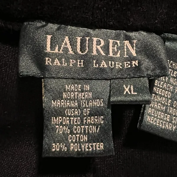 Ralph Lauren Women’s Velvet Sweat Pants XL‎ Wide Leg - Image 3