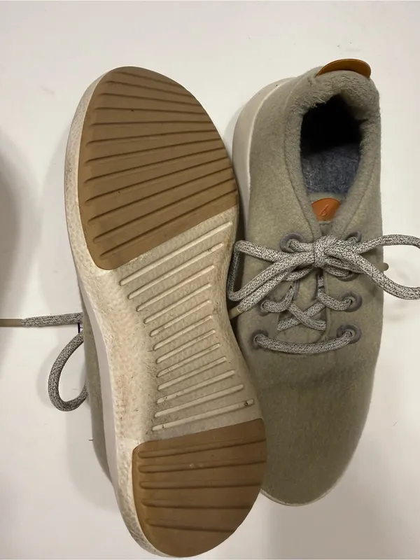 Allbirds Women's Wool Runner Mizzles Sneakers Cardamom Cream Sole Size 9 - Image 8