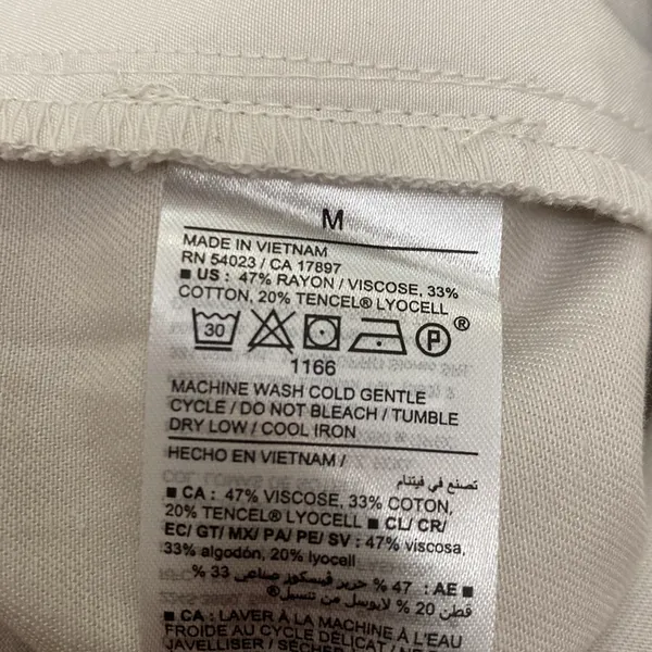 Old Navy High Rise Taylor Cargo Straight Trouser Pants Work Office Casual - Image 7
