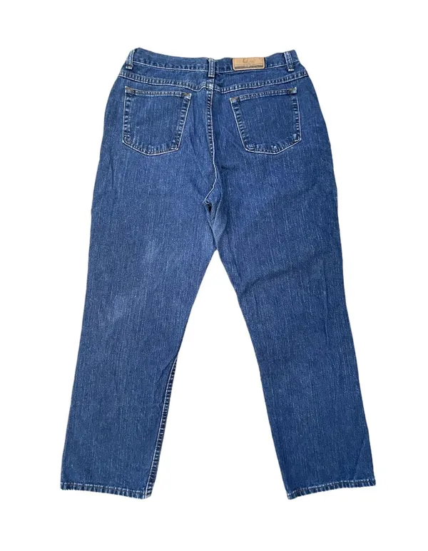 Blue Denim Custom Red Riot Jeans Size 30 - Image 2