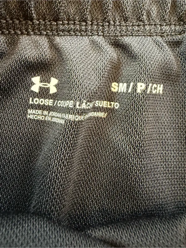 Under Armour Black Women's Athletic Running Shorts with Logo Waistband - Image 3