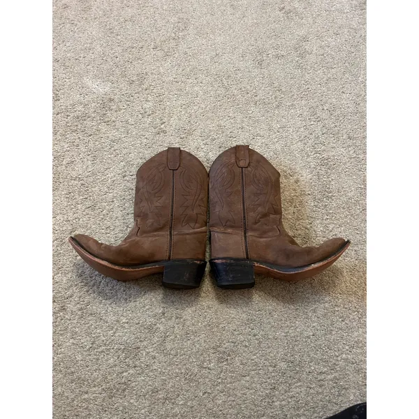 Cody James Boots‎ Womens 6D Western MidCalf Heels Pull On 03142022 Brown Leather - Image 4