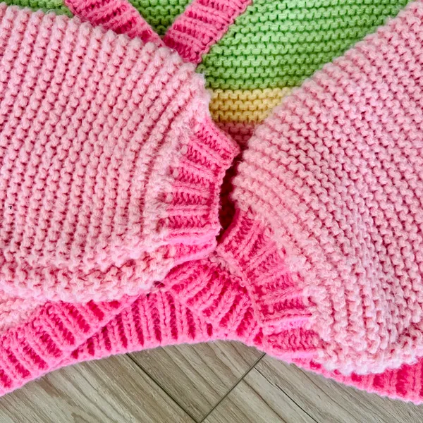 Fairycore Knit Sweater Pink - Image 3