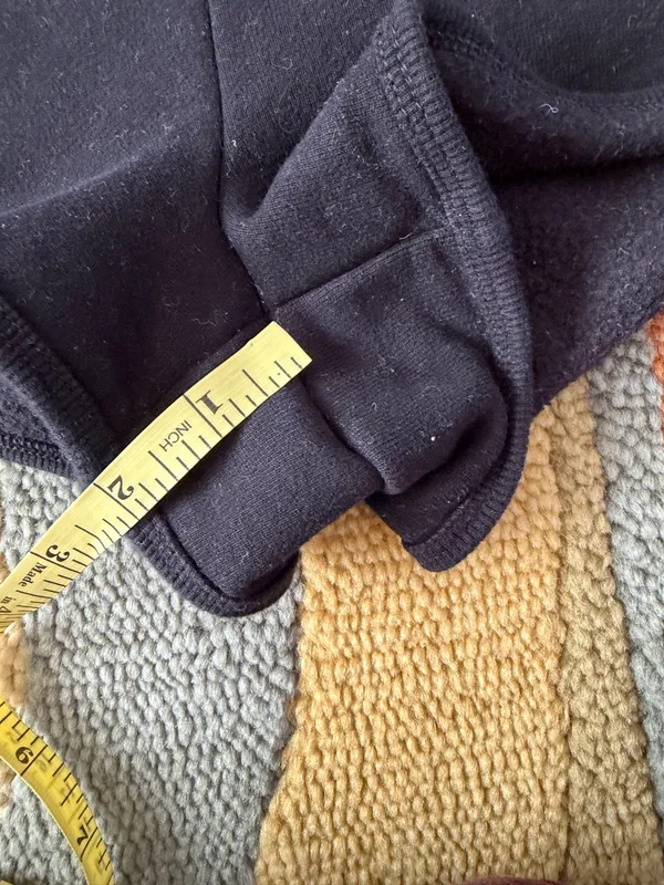 Aritzia Black Lounge Fleece Comfy Very Mini Shorts 2” Inseam Women’s Size XS - Image 3