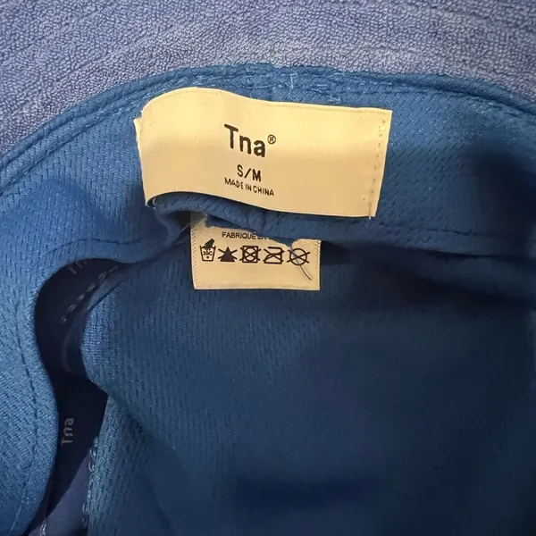 TNA Aritzia Blue Bucket Hat size small/medium - Image 6