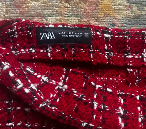 Zara Tweed skort - Image 4