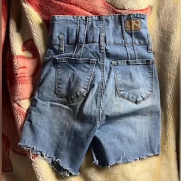 Jrs Denim Blvd 3 Los Angeles cut off high waist pinup shorts - Image 2