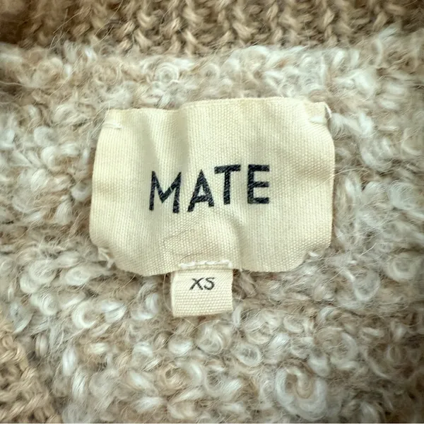 MATE the Label Alpaca Teddy Crew Neck Sweater Womens - Image 8