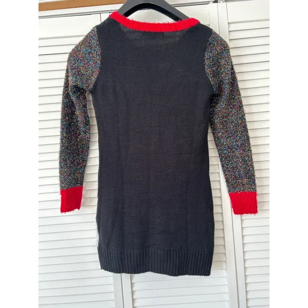 United States Sweaters Holiday Christmas‎ Snowman Sweater Dress XS Sparkle - Image 4