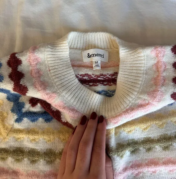 Pixelated Boutique Sweater Size M - Image 2