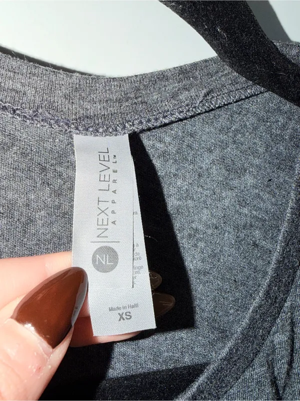 Next Level Apparel Dark Gray NASA Astronaut Tank - Image 3