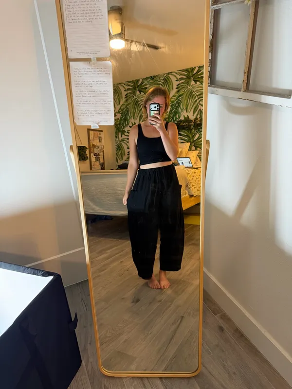 Barrel Black Pants - Image 6