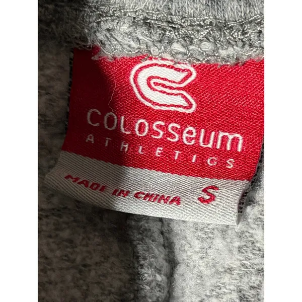 Colosseum Wisconsin Badgers Gray‎ Sweatpants Women Small Collegiate Loungewear - Image 3